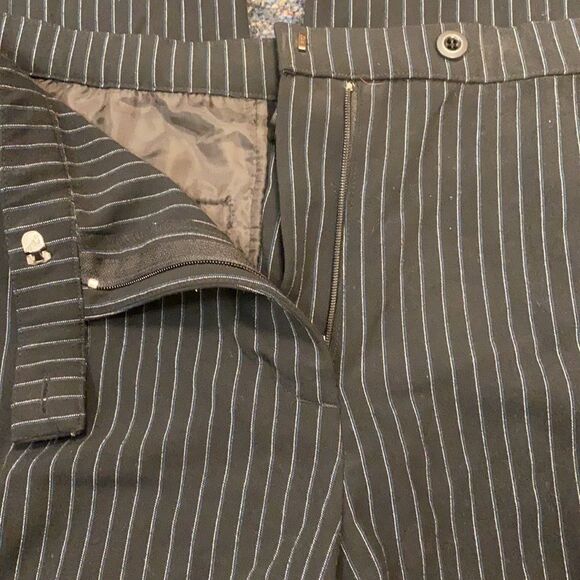 Hagar Black Stripped Dress Pants sz. 12 - Picture 3 of 5